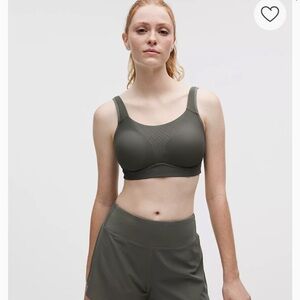 NWT Lululemon Run Times Bra *High Support, B–E Cups Palm Deco